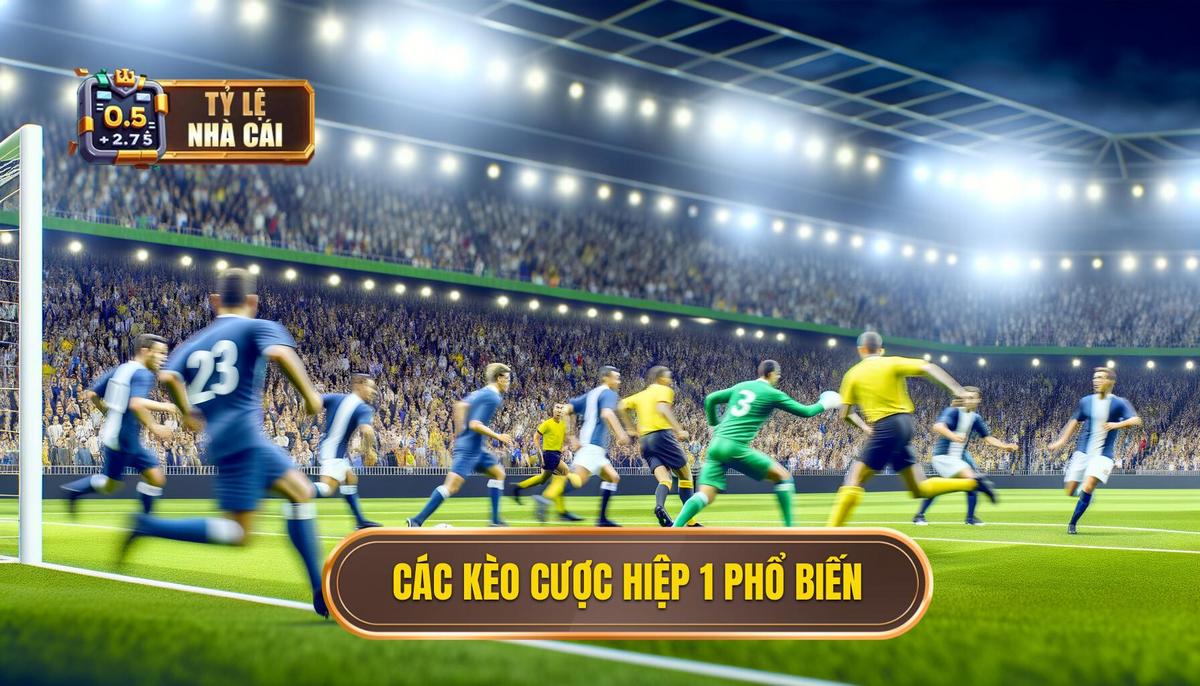 Các loại kèo cược hiệp 1 phổ biến