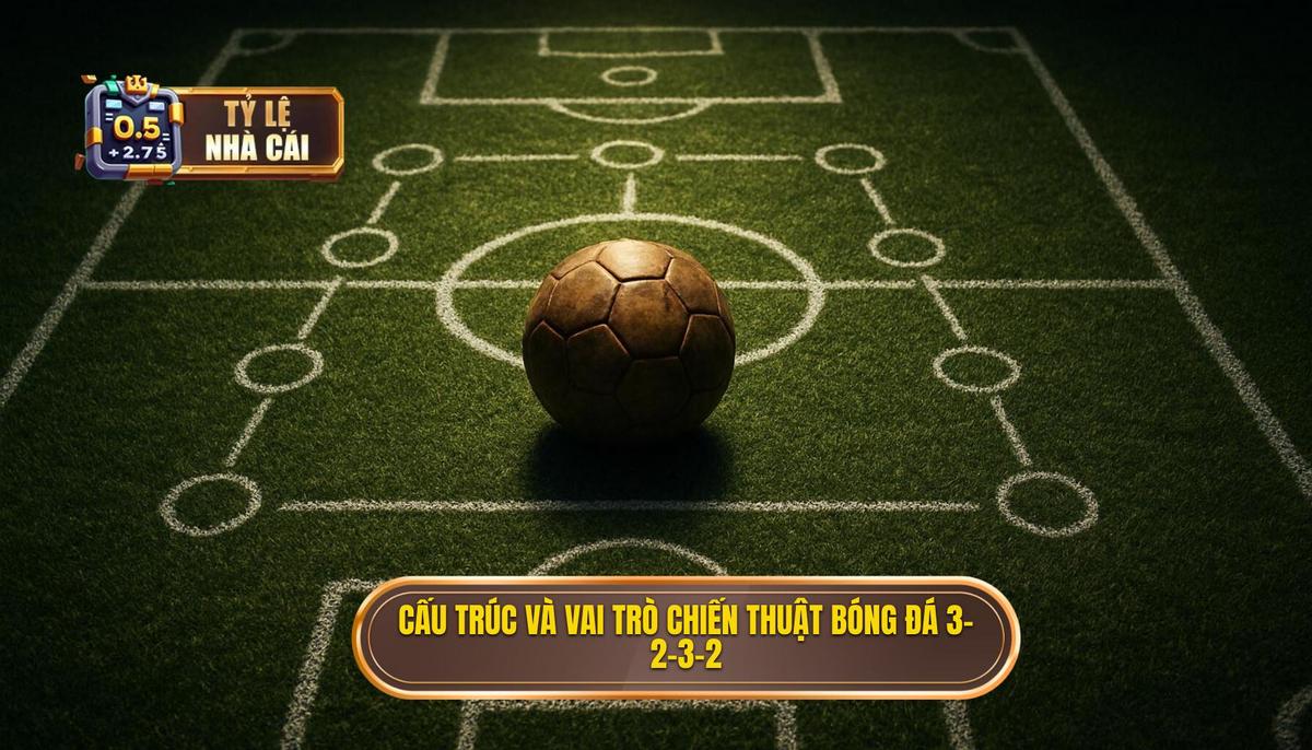 Giải Mã Cấu Trúc và Vai Trò Cơ Bản của Chiến thuật bóng đá 3-2-3-2