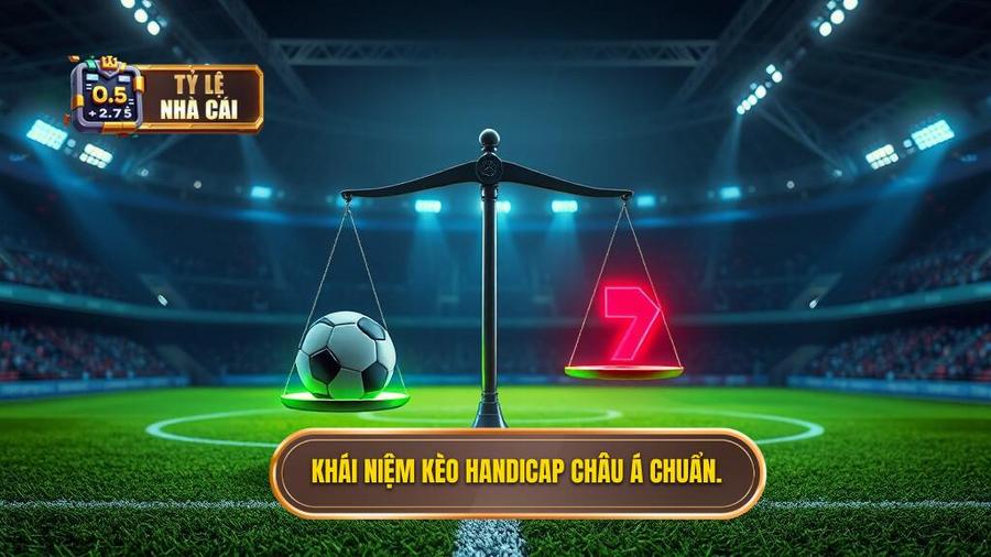 1. Khái niệm kèo Handicap châu Á chuẩn.