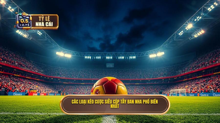 Các loại kèo cược siêu cúp Tây Ban Nha phổ biến nhất