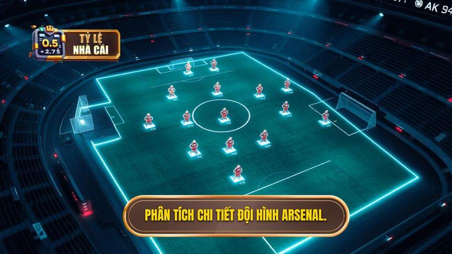 Phân tích chi tiết các tuyến trong đội hình Arsenal